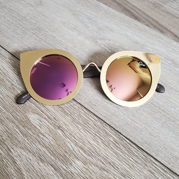 Quay Australia Accessories - Quay Tainted Love Sunglasses in Gold NWT!